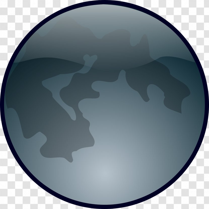 Full Moon Lunar Phase Clip Art - Globe - Global Transparent PNG