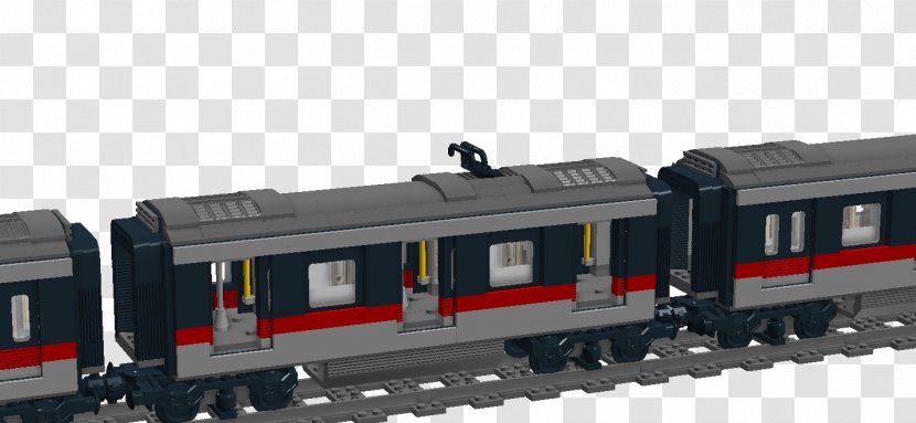Passenger Car Lego Trains Railroad Locomotive - Vehicle - Train Transparent PNG