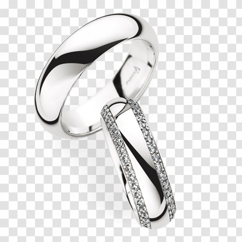 Wedding Ring Silver Brilliant Jewellery Transparent PNG