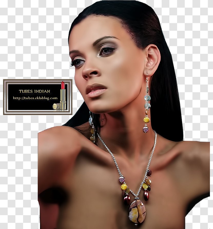 Necklace Earring Chin - Earrings Transparent PNG