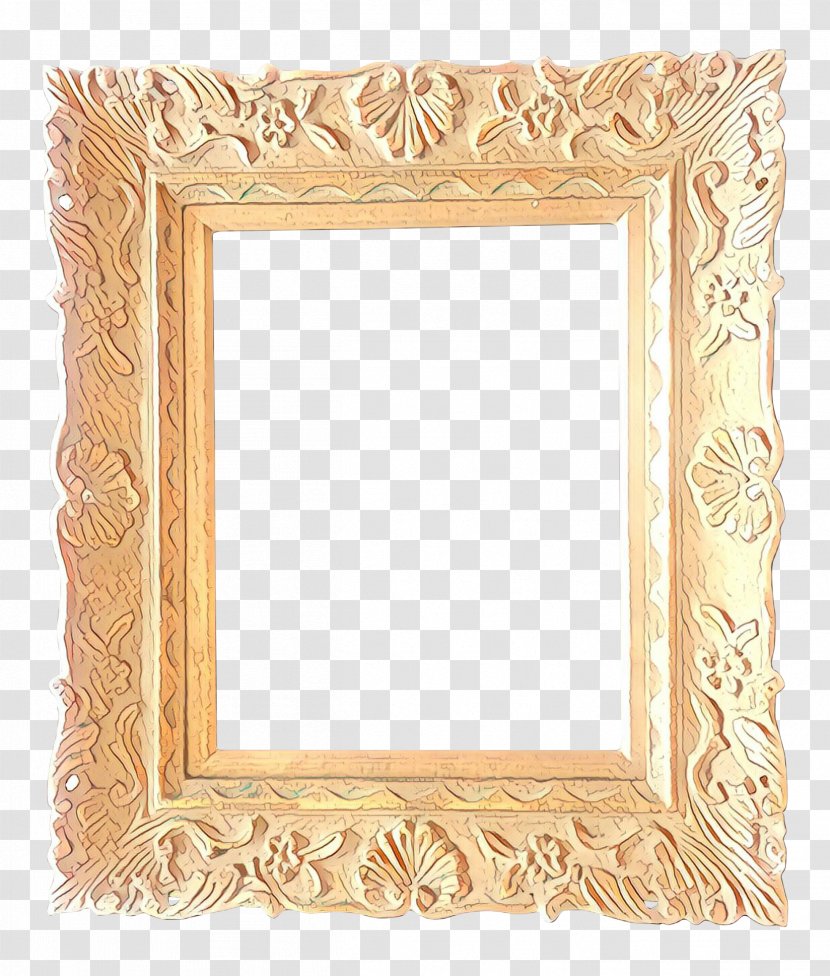 Picture Frame - Mirror - Beige Transparent PNG