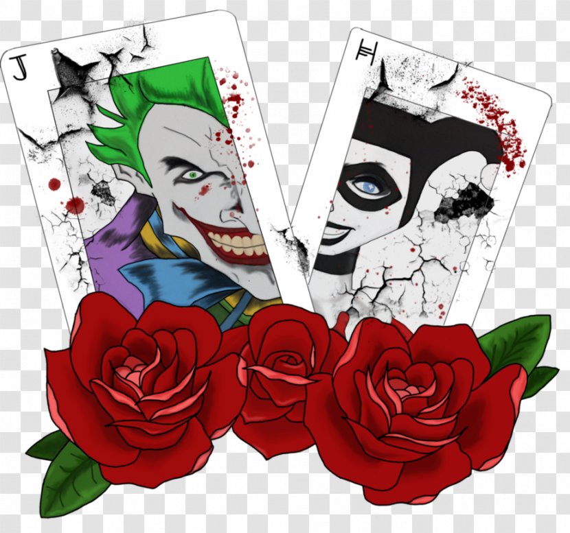 Harley Quinn Joker YouTube Drawing - Petal Transparent PNG