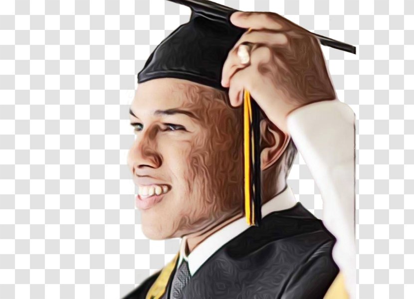 Graduation Background - Academic Dress - Gesture Cap Transparent PNG