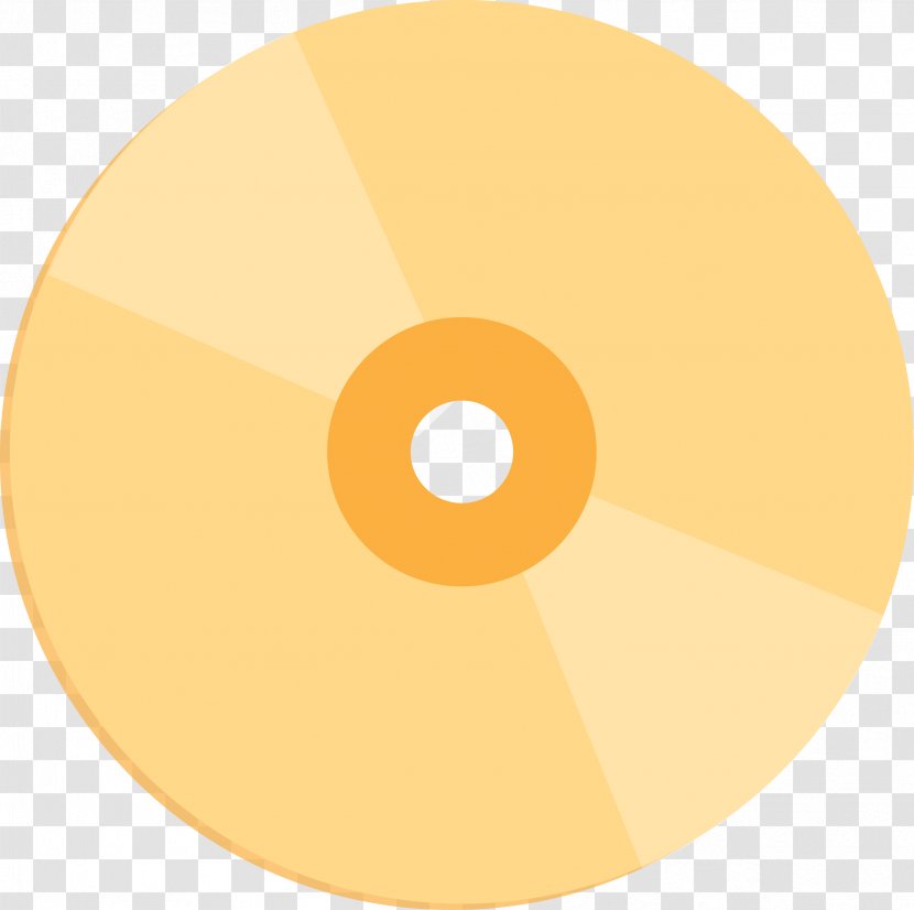 Compact Disc Circle Angle Material - Orange - Vector Cd Transparent PNG