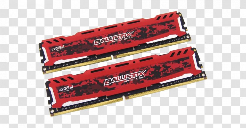 Laptop Ballistix Sport - Ddr Sdram - DIMM 240-pin DDR4 SDRAMLaptop Transparent PNG