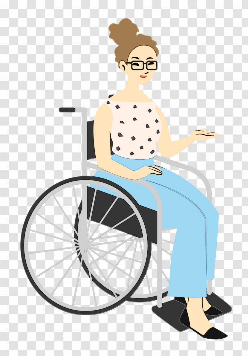 Chair Sitting Wheelchair Drawing Transparent PNG