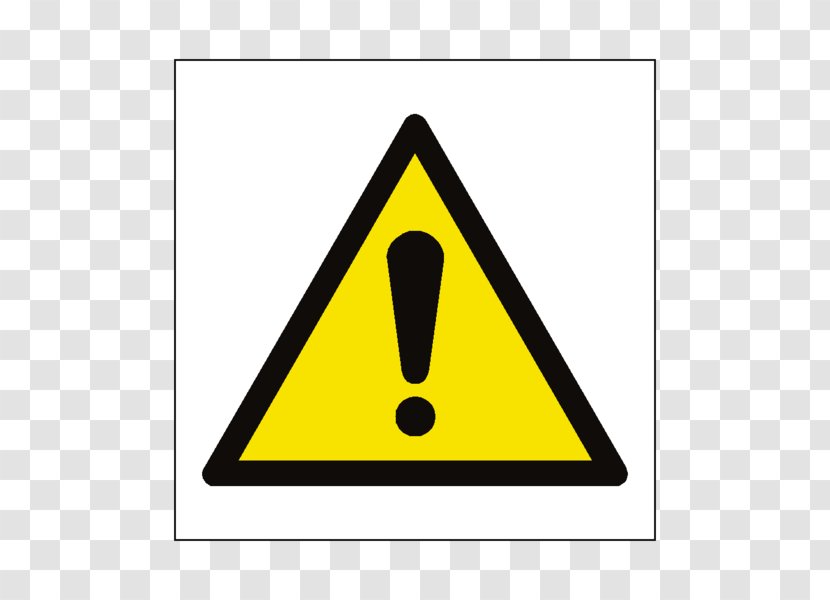 Safety Warning Sign Hazard Symbol - Triangle - Signs Transparent PNG