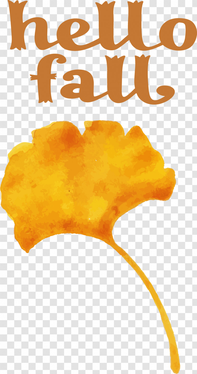 Hello Fall Fall Autumn Transparent PNG