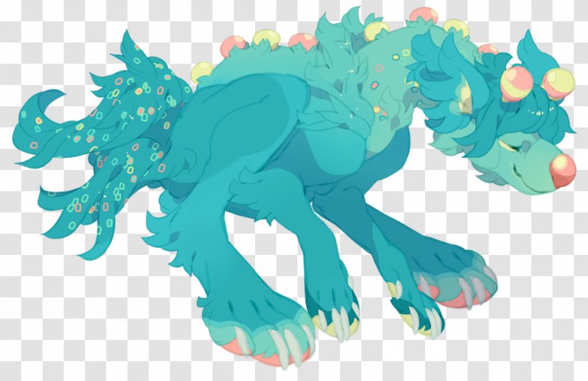 Dragon Animal Turquoise Transparent PNG