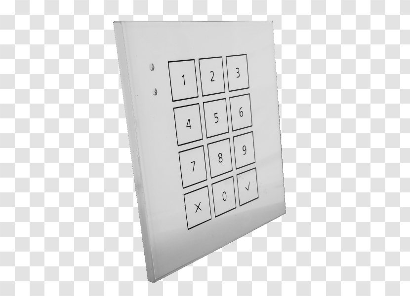 Numeric Keypads Product Design Font - Keypad - Gray Glass Transparent PNG