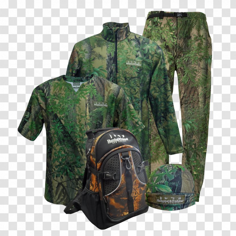 Military Camouflage Hunting Fishing Clothing - Cuff - Rod Transparent PNG