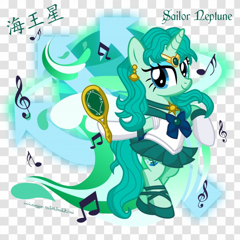 Sailor Neptune Pony Uranus Mars Horse - Fictional Character Transparent PNG