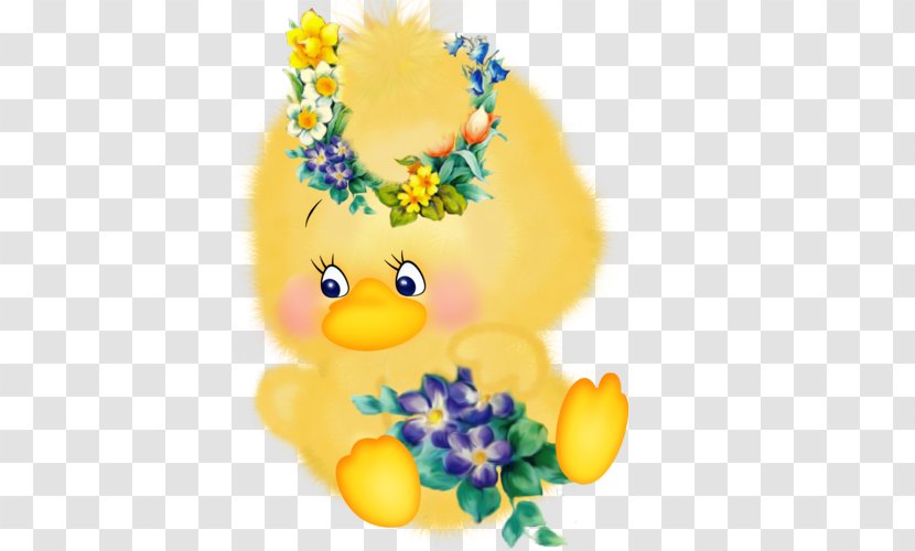 Easter Bunny Duck Clip Art - Petal Transparent PNG