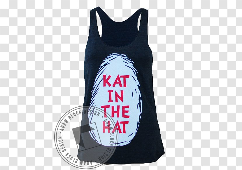 T-shirt Gilets Active Tank M Sleeveless Shirt - The Cat In Hat Quotes Thing Transparent PNG