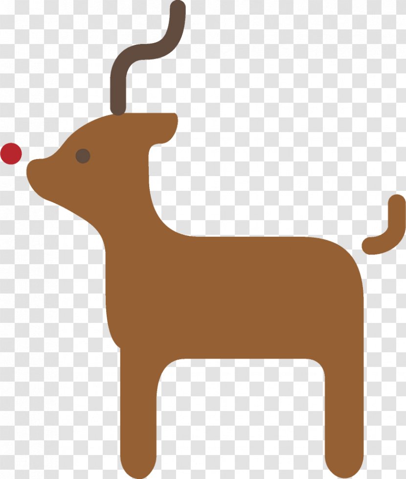 Reindeer Christmas - Deer - Fawn Animal Figure Transparent PNG