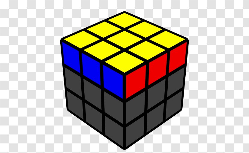 Rubik's Cube Speedcubing Puzzle Void - Yellow - Snitter Transparent PNG