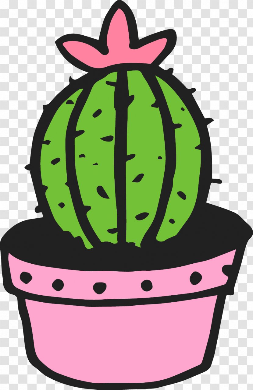 Cactaceae Clip Art - Autocad Dxf - Cartoon Cactus Transparent PNG