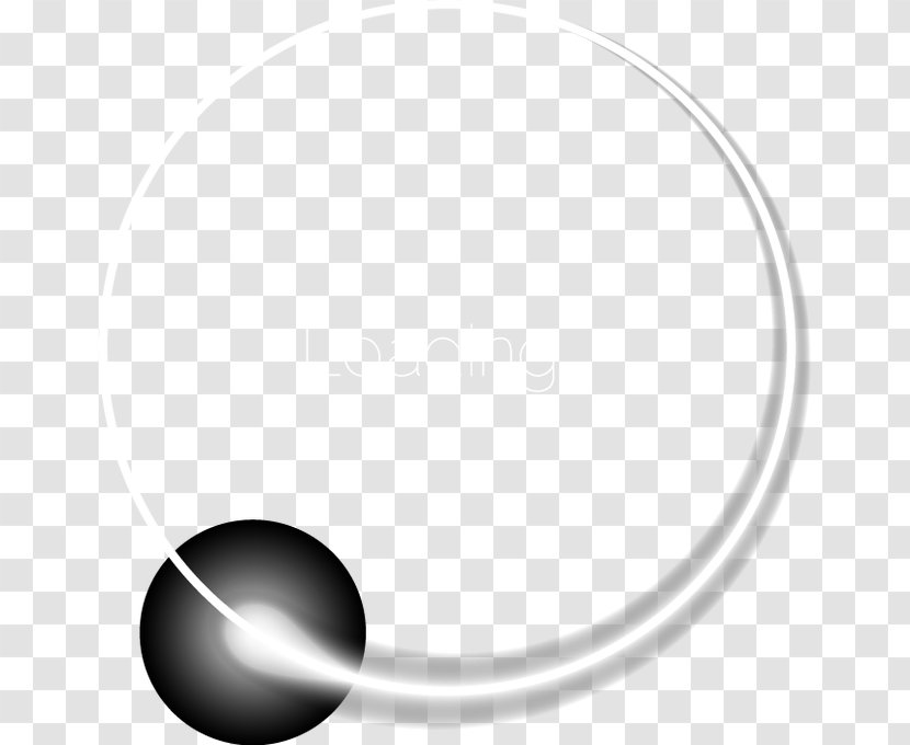 Circle Icon - Monochrome - Loading Ring Transparent PNG