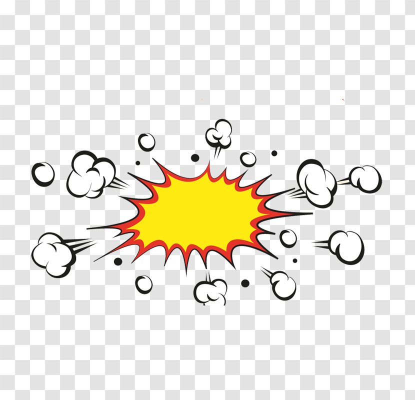 Comics Cartoon Clip Art - Brand - Flower Explosion Transparent PNG