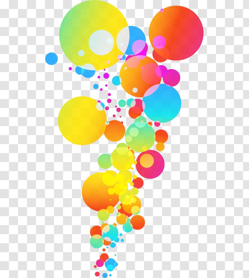Abstract Art Color Circle - Point - Vector Transparent PNG
