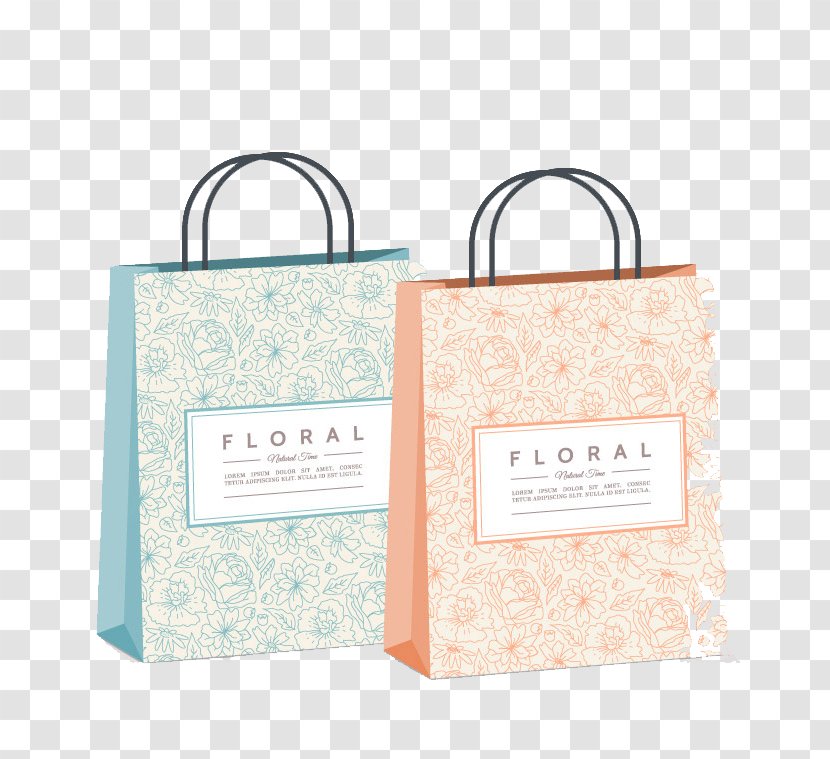 Paper Shopping Bag - Gift - Pattern Transparent PNG