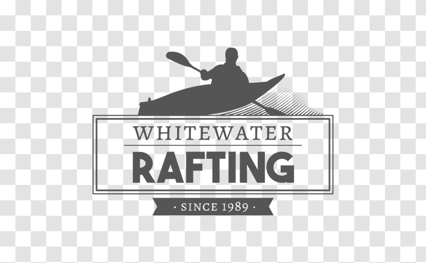 Logo Rafting Canoe Paddle Paddling - Label Transparent PNG
