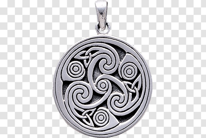 Triskelion Celts Spiral Locket Celtic Knot Transparent PNG