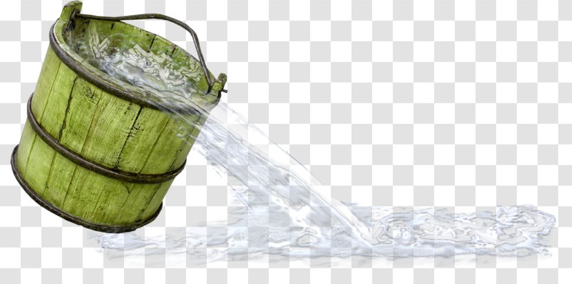 Bucket Water Drawing - Glass - Green Transparent PNG