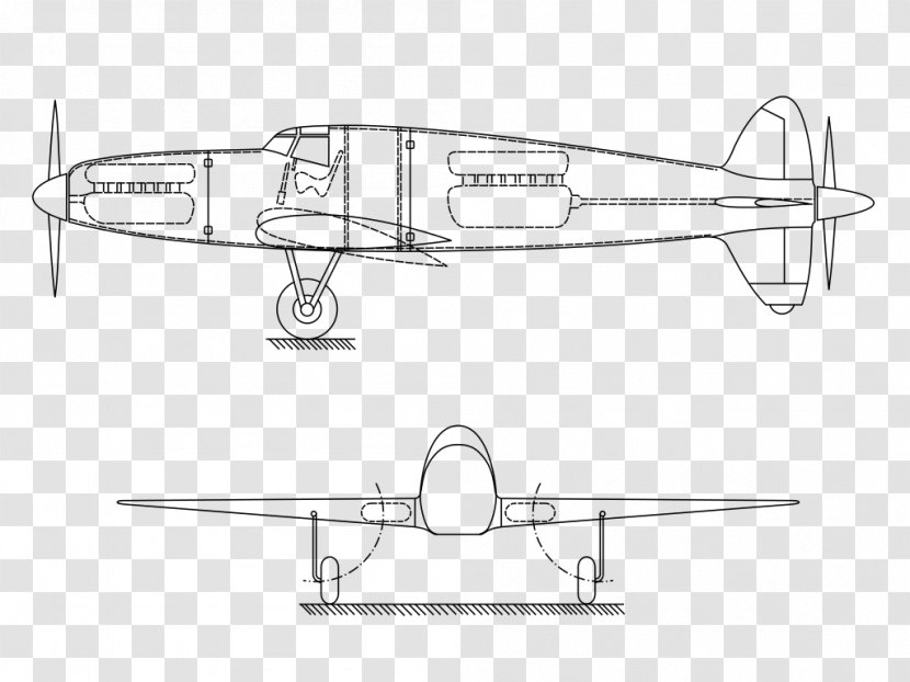 Dornier Do 335 Airplane Propeller Aircraft X Transparent PNG