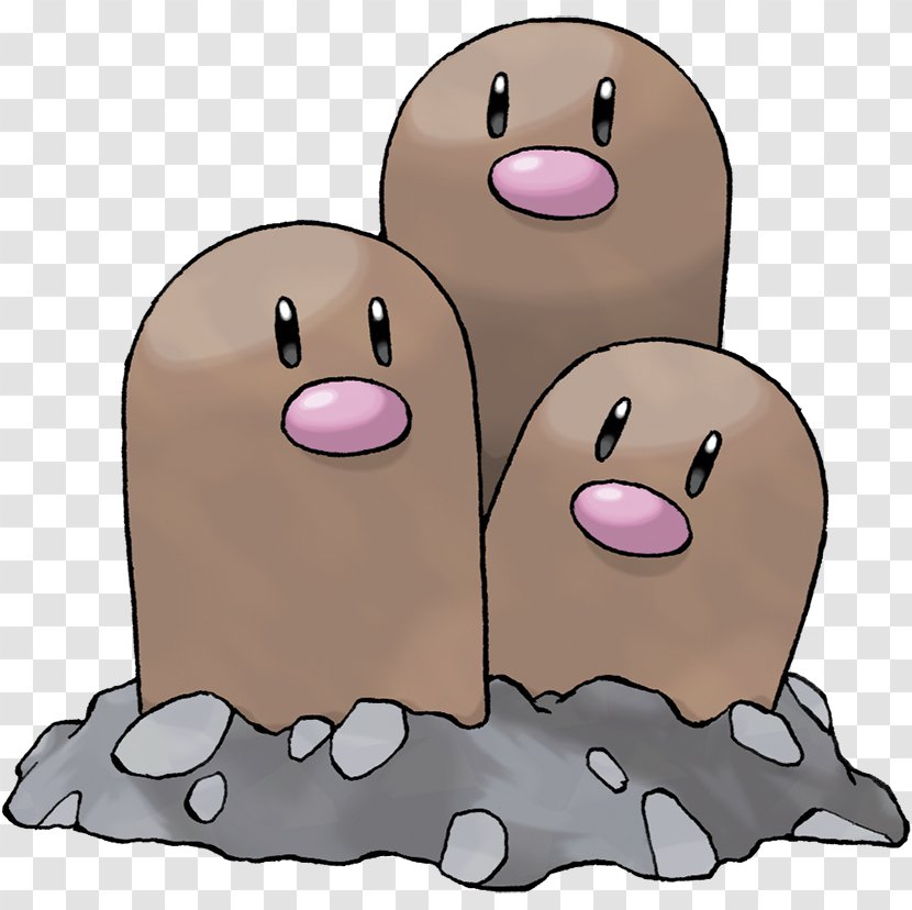 Pokémon Sun And Moon X Y Stadium 2 Dugtrio - Cartoon - Silhouette Transparent PNG