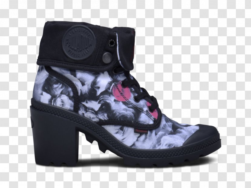 Women's Palladium Baggy Heel Low LP Mtl P Boot Black Shoe - Ankle Transparent PNG