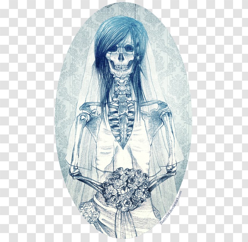 Art Drawing Skull - Flower - Mashaaallah Transparent PNG