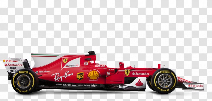 2017 Formula One World Championship Scuderia Ferrari SF70H Car - Automotive Design Transparent PNG