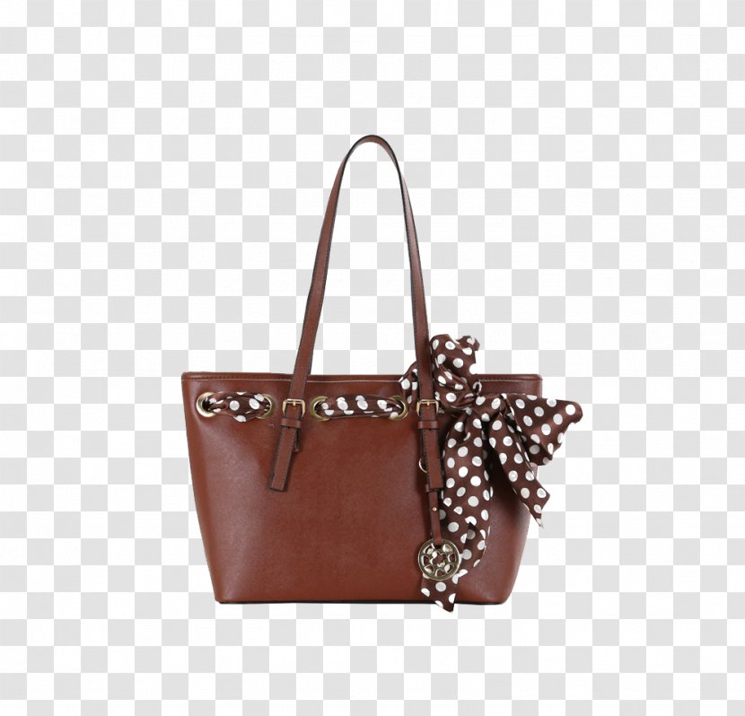 Tote Bag Leather Messenger Pattern - Shoulder - Brown Women Transparent PNG