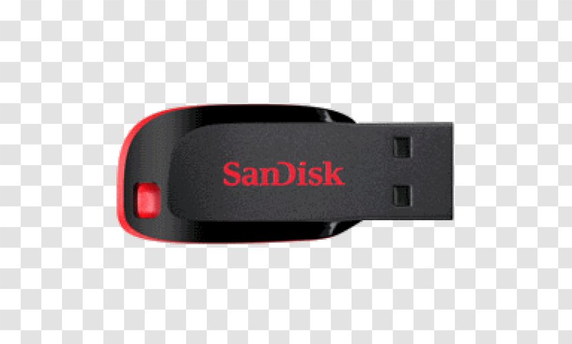 SanDisk Cruzer Blade USB 2.0 Enterprise Flash Drives Laptop - Computer Component Transparent PNG
