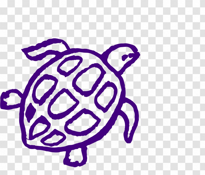Sea Turtle - Green - Vector Painted Transparent PNG