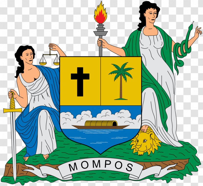Alcaldía Municipal Municipality Coat Of Arms Colombia Bolívar Department - Flower - Palm Tree Transparent PNG
