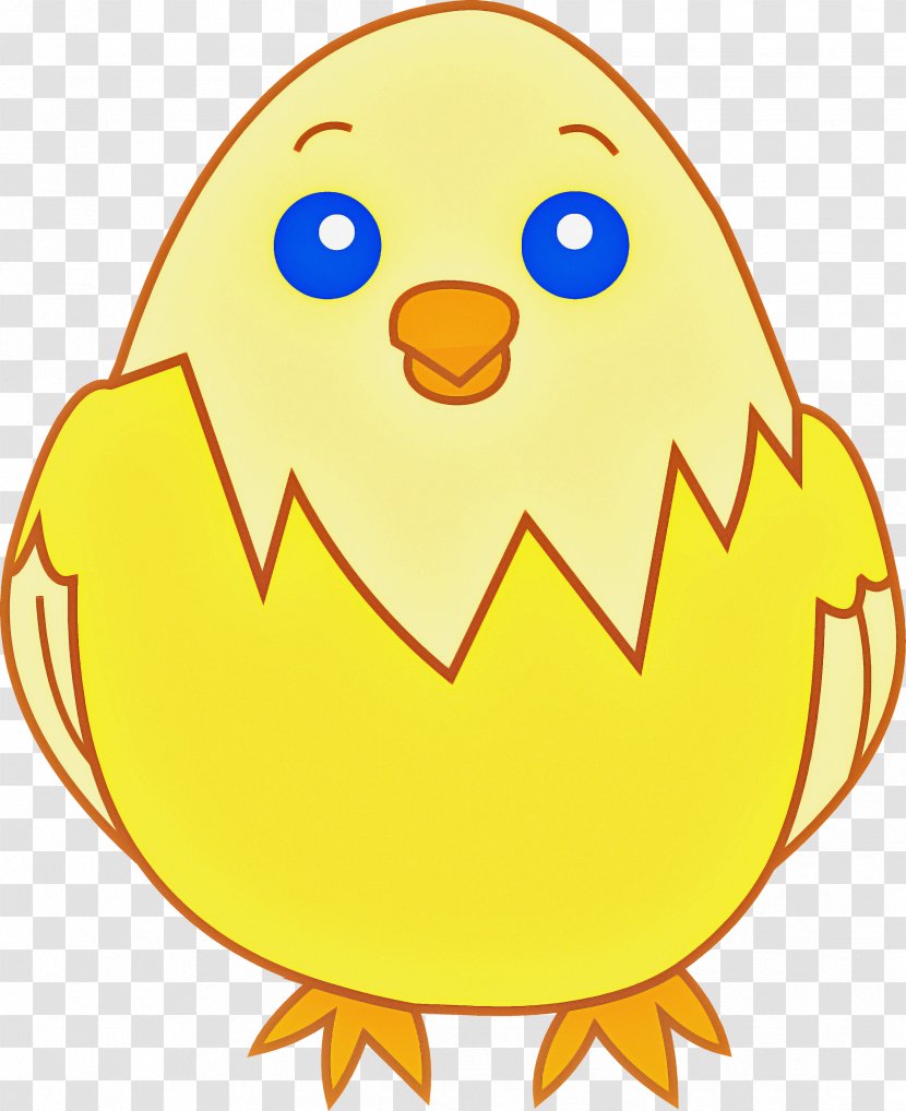 Easter Egg - Yellow - Flightless Bird Transparent PNG