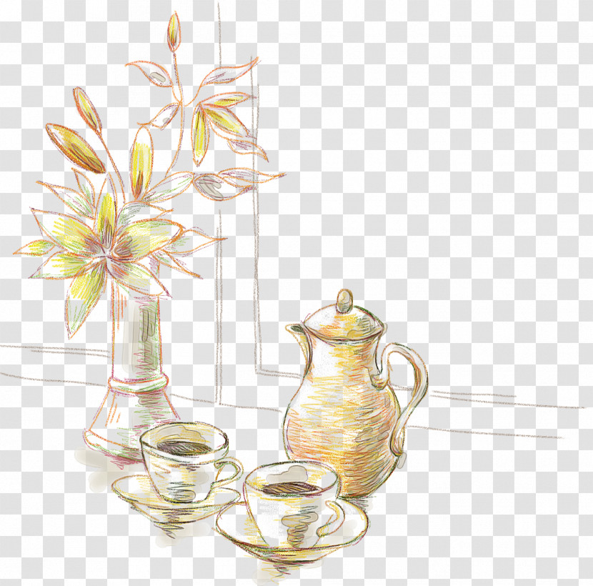 Still Life Flower Plant Jug Vase Transparent PNG