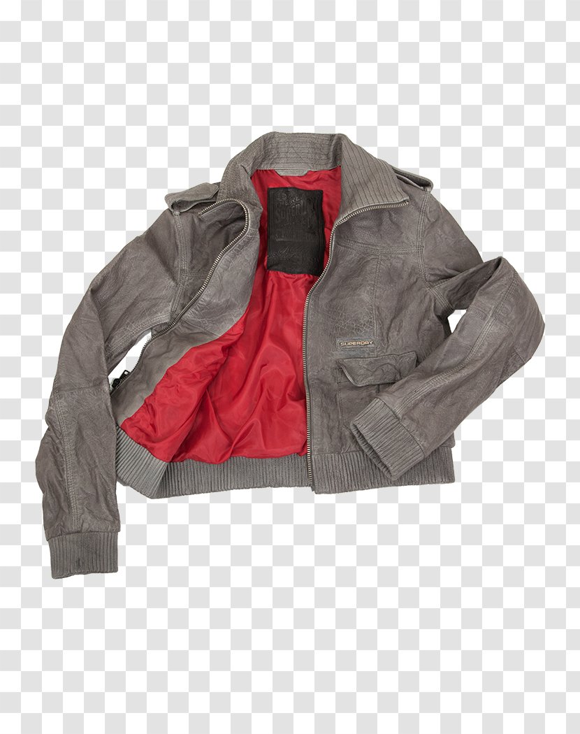 Leather Jacket Polar Fleece Sleeve Transparent PNG