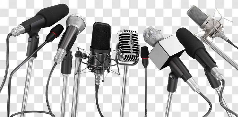 Microphone Interview Television Broadcasting - Audio Transparent PNG