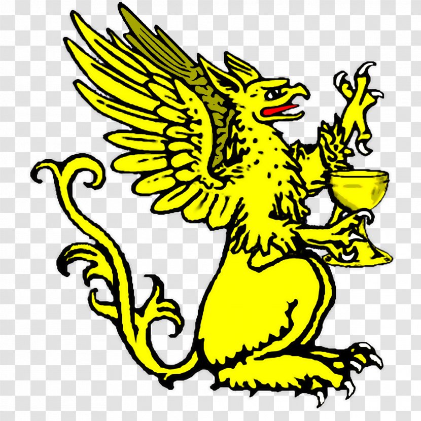 Like A Griffon Heraldry Escutcheon Griffin Mantling - Pollinator - Gryphon Transparent PNG