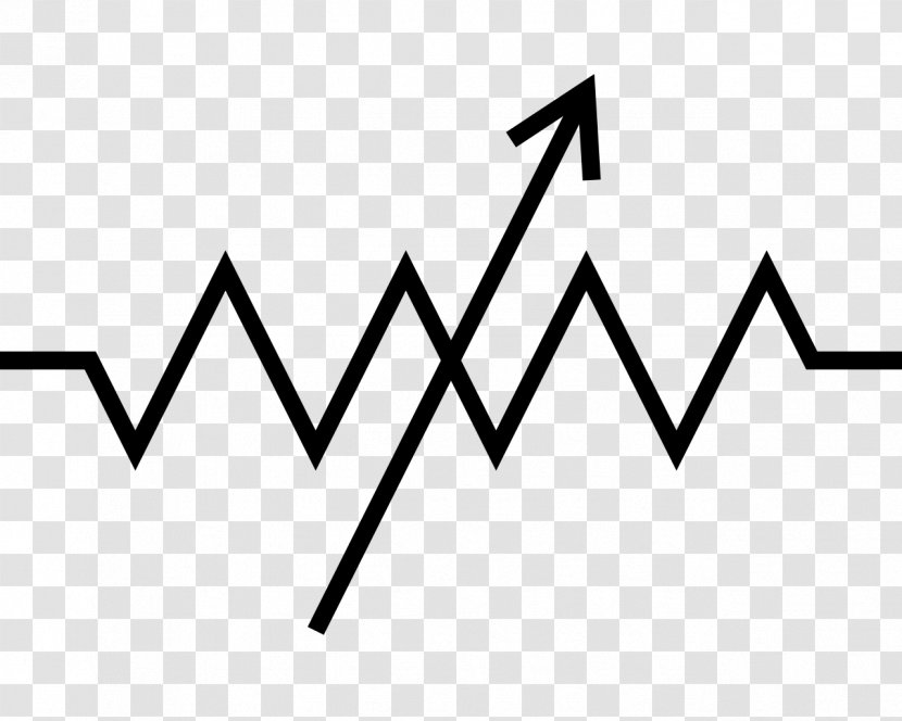 Potentiometer Electronic Symbol Resistor Schematic Circuit Transparent PNG