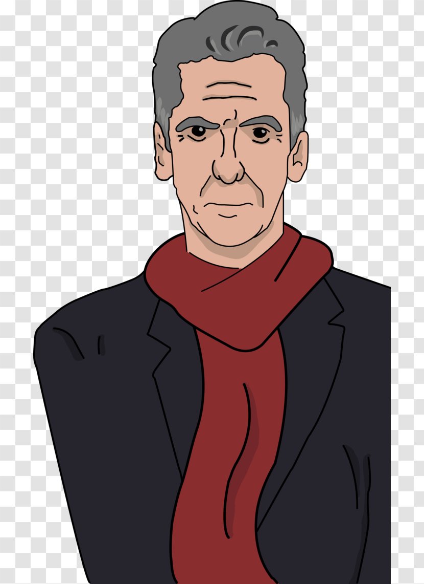 Forehead Facial Hair Chin Cheek - Neck - Peter Capaldi Transparent PNG