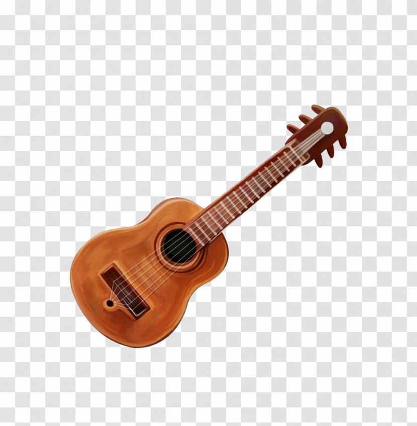 Ukulele Acoustic Guitar The Chord Deck - Cartoon - Version Of Transparent PNG