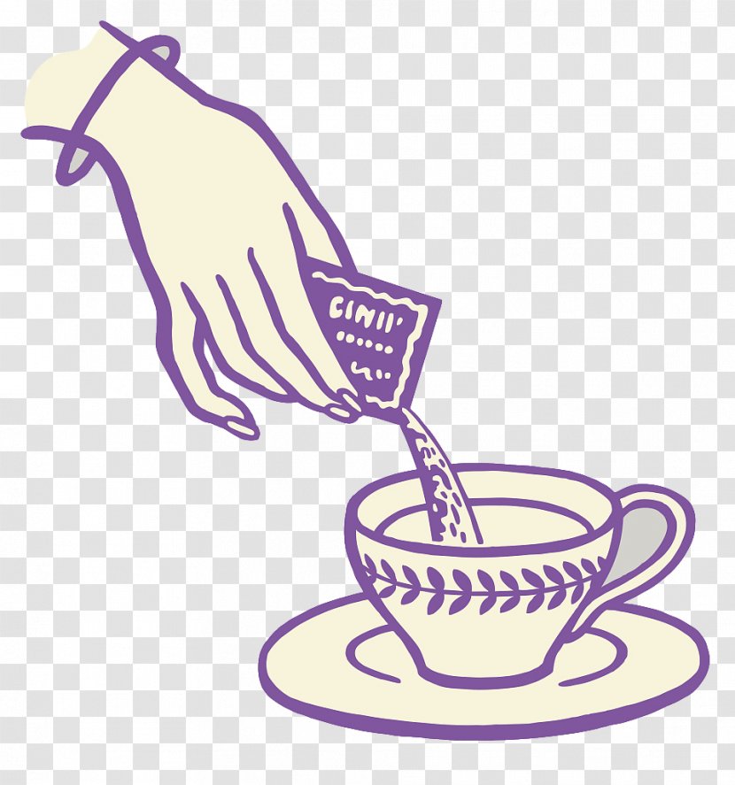 Coffee Tea Drawing Illustration - Vintage With Sugar Transparent PNG