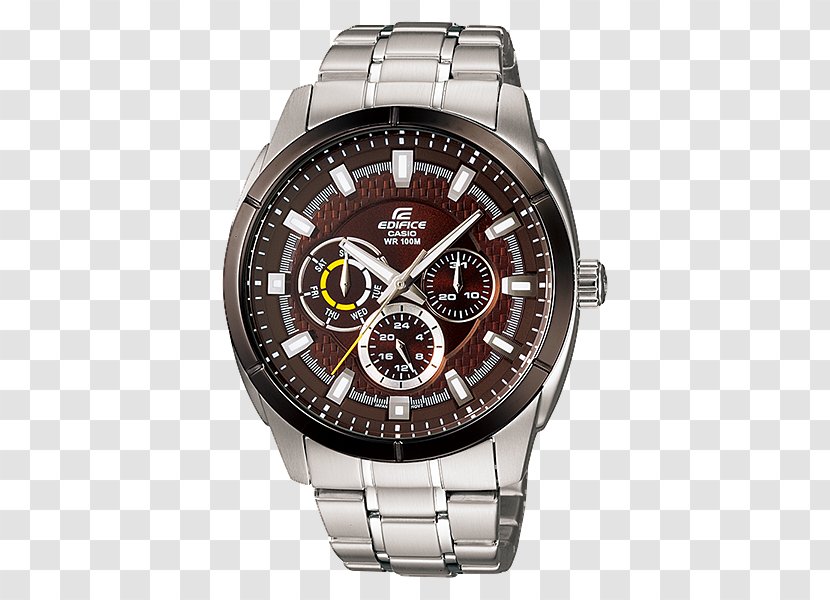 Casio Edifice Analog Watch Clock - Tachymeter Transparent PNG