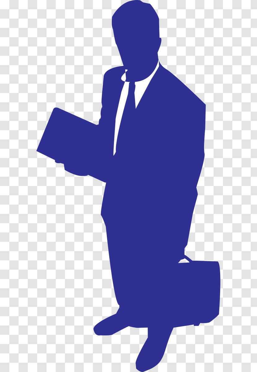 Professional Businessperson Clip Art - Electric Blue - Pictures Of Businessman Transparent PNG