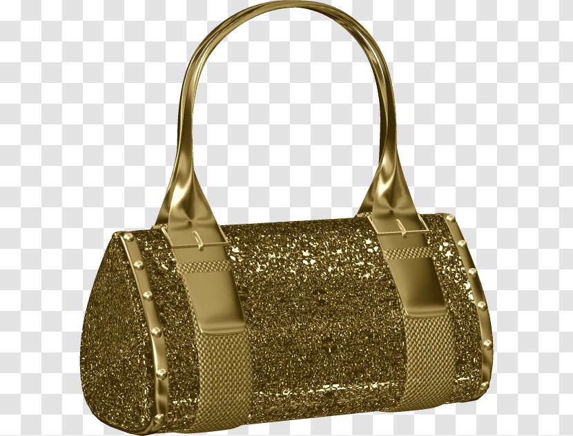 Gold Bag Euclidean Vector - Beige - Golden Transparent PNG