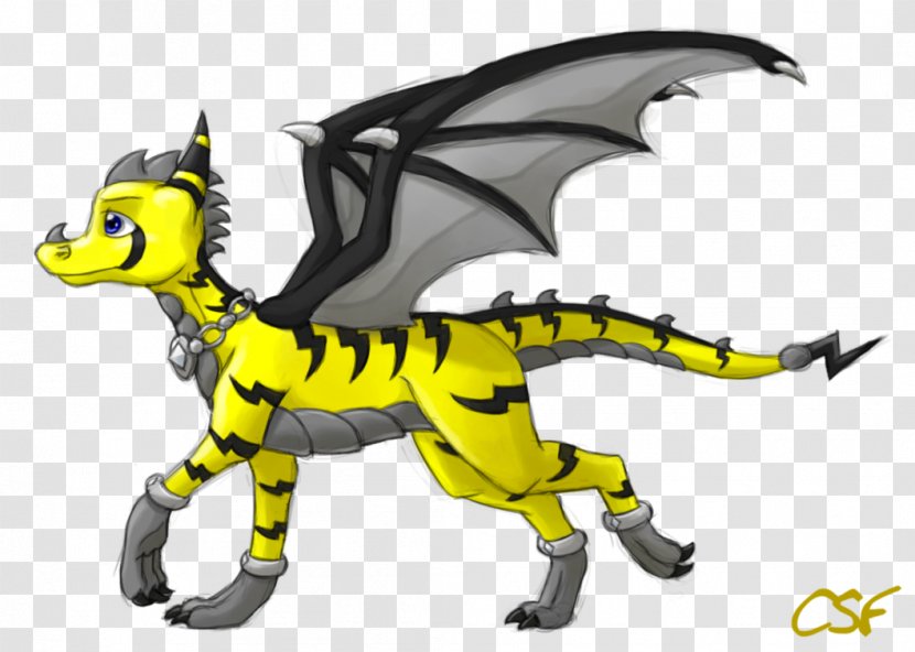 Dragon Legendary Creature Animal Cartoon Tail - Lightning Creative Transparent PNG